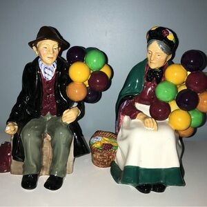 Royal Doulton The Balloon Man & The Old Balloon Seller